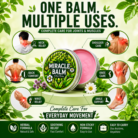 Instant Pain Relief Herbal Miracle Balm - Buy 1 Get 1 Free