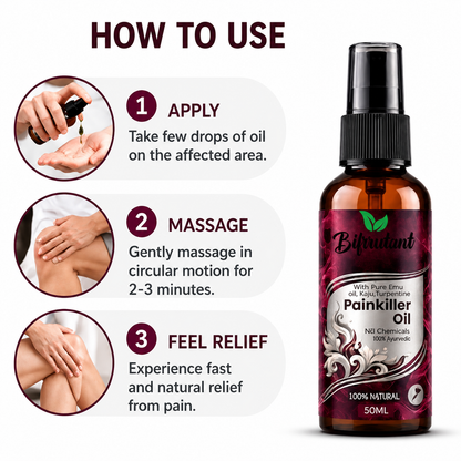 Herbal Pain Relief & Massage Oil with Smoke Effect | Buy 1 Get 1 FREE