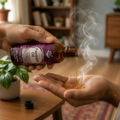 Herbal Pain Relief & Massage Oil with Smoke Effect | Buy 1 Get 1 FREE